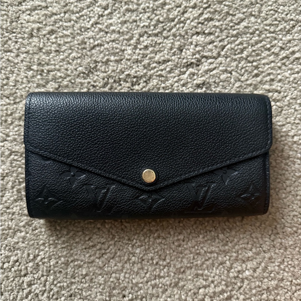 Louis Vuitton Black Quilted Leather Wallet